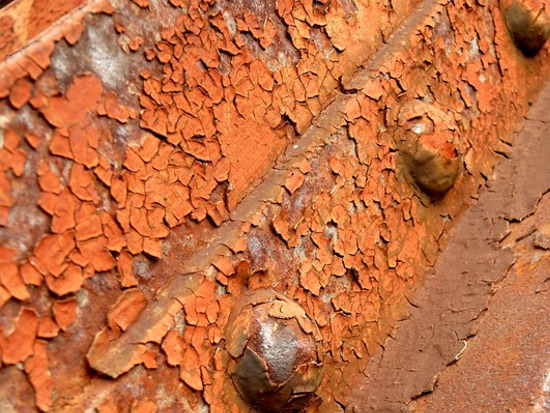 Oxidacion en hormigón